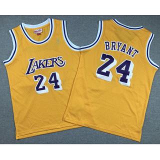 Kobe Bryant 24, L.A. Lakers [Retro Yellow] -NIÑOS